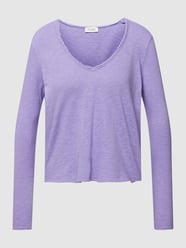 Longsleeve mit V-Ausschnitt von American Vintage Lila - 17