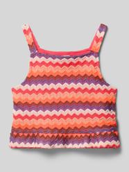 Top na ramiączkach o kroju loose fit ze wzorem na całej powierzchni od s.Oliver RED LABEL - 17