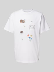 T-Shirt mit Motiv-Prints von Forét - 47