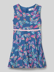 Kleid aus Viskose mit rückseitigem Reißverschluss von Happy Girls - 34