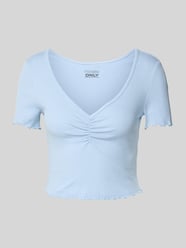Regular Fit Crop Top aus Baumwoll-Elasthan-Mix Modell 'BETTY' von Only - 30