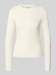 Slim fit shirt met lange mouwen en structuurmotief van Jake*s Casual - 46