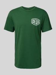 T-Shirt mit Label-Print Modell 'Milano' von DEUS EX MACHINA Grün - 17