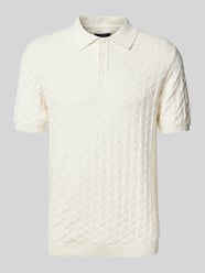 Slim Fit Poloshirt aus reiner Baumwolle von MCNEAL Beige - 11