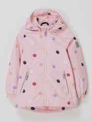 Kurtka softshell z odpinanym kapturem model ‘Anise’  od reima Różowy - 38