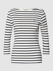 Bluzka z rękawem o dł. 3/4 od Tommy Hilfiger Niebieski - 40