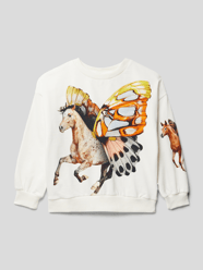 Sweatshirt mit Motiv-Print Modell 'Maxi' von Molo Rosa - 6