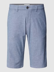 Slim Fit Bermudas mit Strukturmuster von Tom Tailor - 21