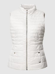 Kamizelka pikowana ze stójką od Gerry Weber Edition Szary - 7