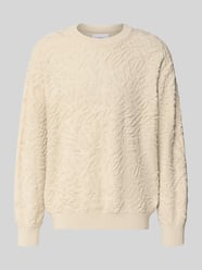 Sweter o kroju regular fit z dodatkiem wełny model 'sweatio' od Matinique - 35