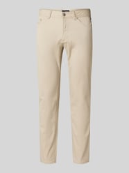 Regular fit BROEK in 5-pocketmodel van Christian Berg Men Beige - 8