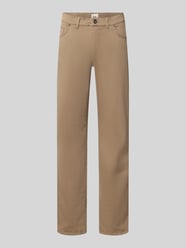 Regular Fit Weite Hose aus Baumwoll-Mix von Brax Beige - 43