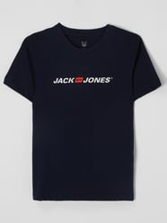 T-shirt z bawełny  od Jack & Jones Niebieski - 29