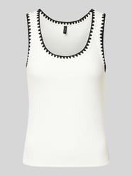 Slim fit tanktop met ronde hals, model 'VIOLA' van Vero Moda - 12