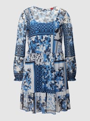 Minikleid mit floralem Muster Modell 'NANIKRA' von HUGO Blau - 7