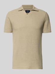 Regular Fit Poloshirt aus Baumwoll-Mix von MCNEAL Beige - 10