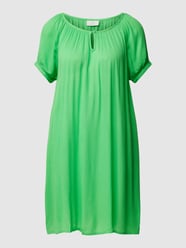 Tuniekjurk van viscose in kreuklook, model 'Amber' van Kaffe Groen - 18