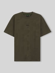 T-shirt o kroju regular fit z czystej bawełny model 'TS_NETWORK JQ' od BOSS Green - 38