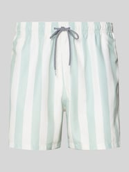 Zwembroek in all-over look model 'Fistral Stripe' van BOARDIES - 15