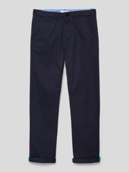 Spodnie materiałowe o kroju slim fit z lamowanymi kieszeniami z tyłu od Scotch & Soda - 23