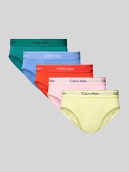 Slip mit elastischem Logo-Bund im 5er-Pack von Calvin Klein Underwear - 2