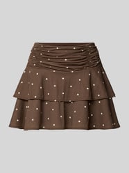 Spódnica mini z mieszanki wiskozy z dołem obszytym falbaną od Gina Tricot - 28
