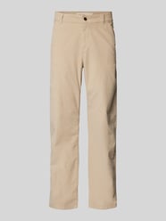 Loose Fit Stoffhose aus reiner Baumwolle  mit schmalem Bein von Tom Tailor Denim Beige - 27