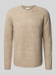 Gebreide pullover met ribboorden, model 'Adryan' van Tiger Of Sweden Beige - 9