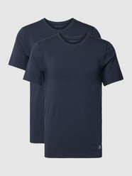 T-Shirt im 2er-Pack Modell 'ESSENTIALS' von Marc O'Polo Blau - 1