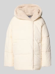 Pikowana kurtka z podszewką z futerka od Jake*s Casual - 36