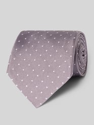 Seidenkrawatte mit Allover-Muster von BOSS - 10
