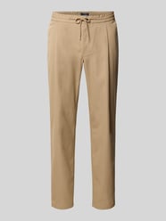 Regular fit stoffen broek met achterzakken van MCNEAL Beige - 11