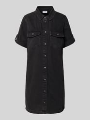 Knielanges Jeanskleid mit Umlegekragen Modell 'NEW SIGNE' von Noisy May - 3