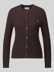 Strickjacke aus Wolle mit Logo-Detail von GANT - 39