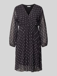 Tailliertes Blusenkleid mit Allover-Muster Modell 'Im44si' von ZABAIONE - 27