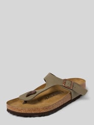 Teenslippers met doornsluiting, model 'Gizeh' van Birkenstock Beige - 5