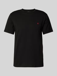 T-Shirt mit Logo-Stitching von Replay Schwarz - 13