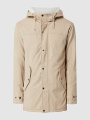Parka z podszewką ze sztucznego kożuszka model ‘Tate’ od Jack & Jones Beżowy - 35