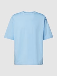 Oversized T-Shirt mit überschnittenen Schultern von Tom Tailor Denim Blau - 6