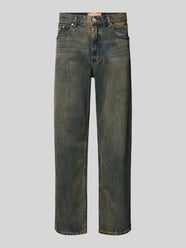 Baggy Fit Jeans mit Label-Detail von REVIEW Blau - 13