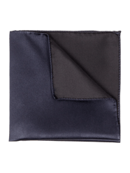 Pochet van puur zijde van Profuomo Grijs / zwart - 28