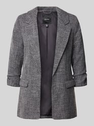 Długi longblazer o kroju regular fit z dodatkiem wiskozy model 'FRIDA' od VERO MODA - 6