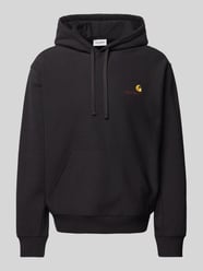 Hoodie mit Label-Stitching Modell 'AMERICAN SCRIPT' von Carhartt Work In Progress Schwarz - 15