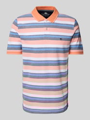 Regular Fit Poloshirt mit Logo-Stitching von Fynch-Hatton Orange - 23