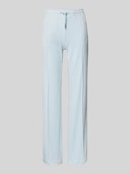 Regular Fit Trackpants mit fixierten Bügelfalten Modell 'TINA' von Juicy Couture Blau - 3