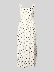 Midikleid mit Karree-Ausschnitt von Apricot - 1