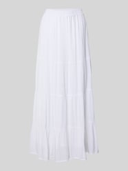 Długa spódnica o kroju regular fit z czystej wiskozy model ‘CHIARA’ od Only - 5
