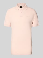Koszulka polo o kroju regular fit z czystej bawełny model 'PRIME' od BOSS Orange Fuksjowy - 10