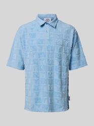 Regular Fit Poloshirt mit Knopfleiste Modell 'BEACHWEAR' von Carlo Colucci - 3
