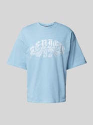 T-Shirt mit Label-Print von REVIEW Blau - 14